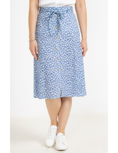 Jupe midi fendue