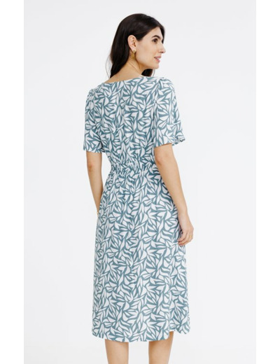 Robe midi imprimée