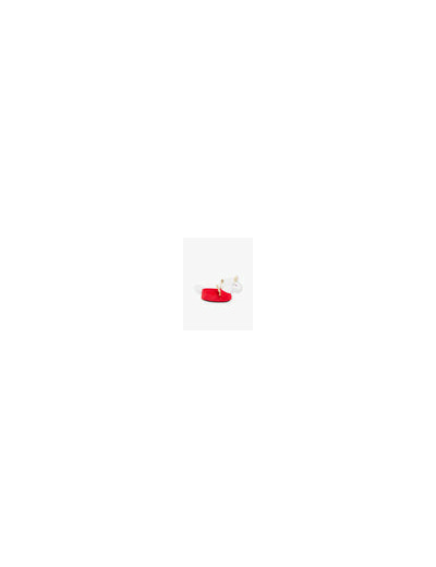 Pantoufles rouges avec animation de licorne en 3D