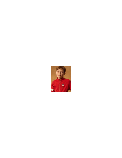 Gilet rouge zippé pour garçons