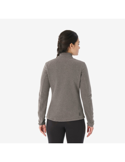 Polaire de randonnée montagne femme, MH100 grise