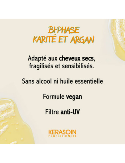 Démêlant bi-phase à l'argan et au karité 200ml