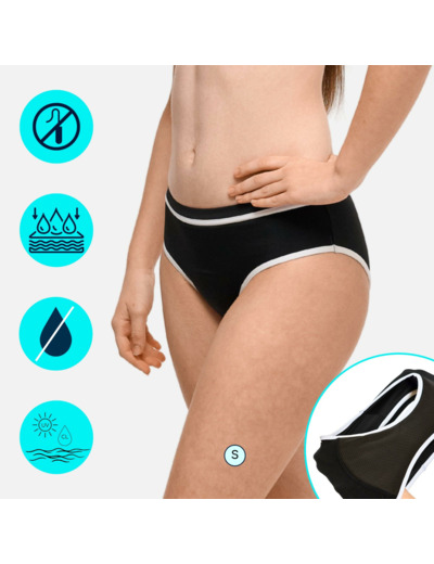 Bas de Maillot de Bain Menstruel Ado | Flux Moyen | Ava