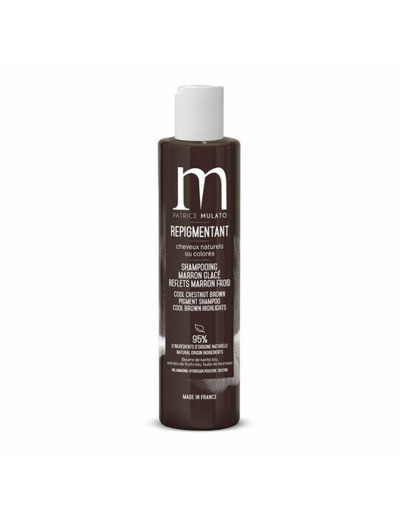 Shampooing repigmentant cheveux naturels ou colorés marron glacé