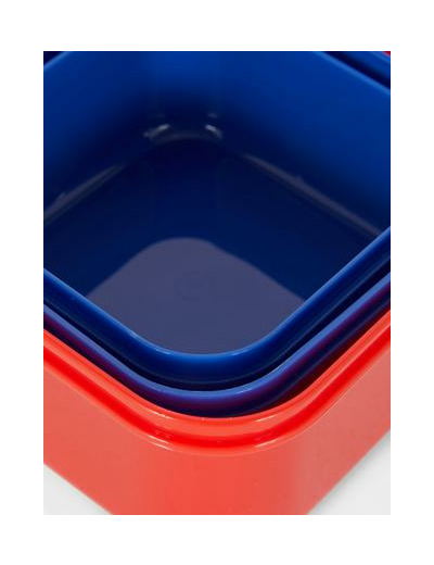 Lot de 3 boîtes à encas empilables MARVEL Spider-Man