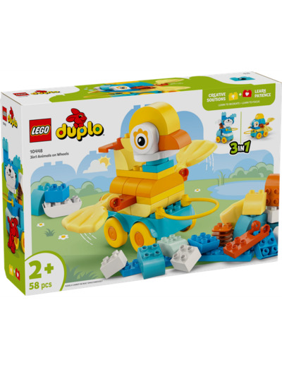ANIMAUX SUR ROUES 3-EN-1 LEGO DUPLO MA VILLE 10448