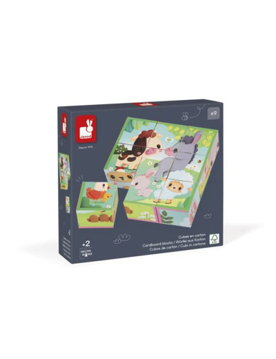 CUBES ANIMAUX DE LA FERME