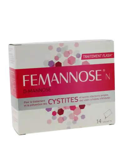 Femannose N D-mannose Poudre Solution Buvable 14 Sachets De 4 G