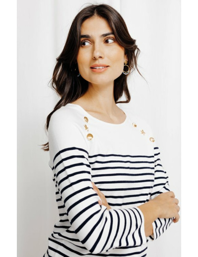 Pull à rayures