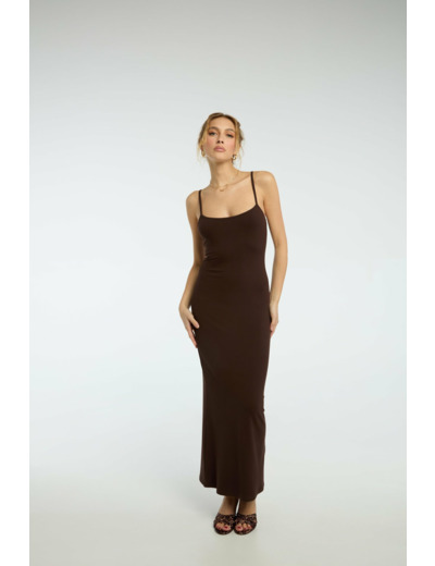 Robe longue en viscose
