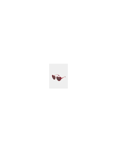 Lunettes de soleil roses en forme de cœur pour filles