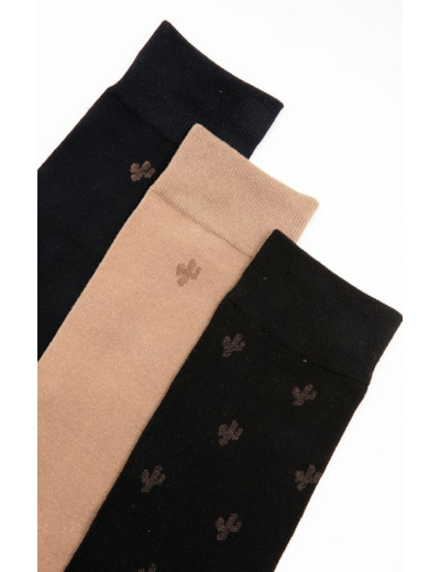 Lot De 3 Paires De Chaussettes Cactus