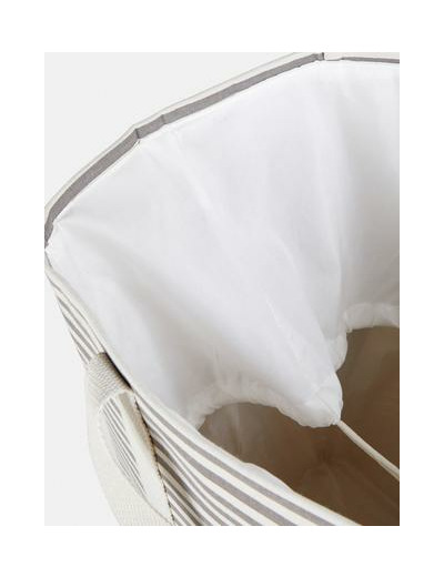 Sac à linge sale rayé