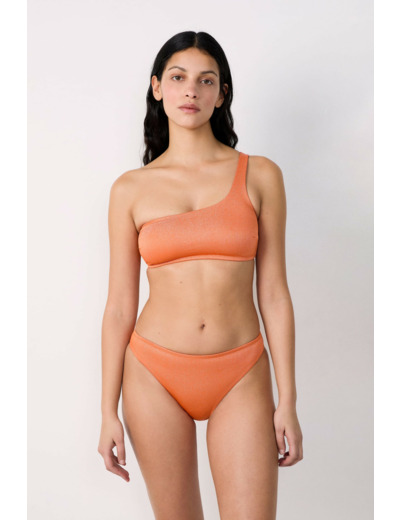 Brassière asymétrique haut de maillot de bain