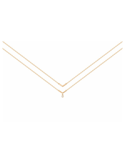 Collier Femme Etats d'âme Doré