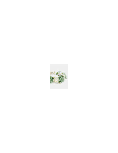 Couronne de fleurs turquoise pour filles