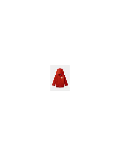 Gilet rouge à capuche pour garçons