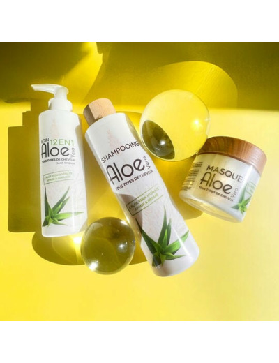 Routine hydratante pour tous types de cheveux Aloe Vera