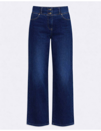 Jean long Wide MARINE Femme