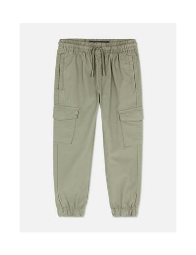 Pantalon cargo à cordon de serrage