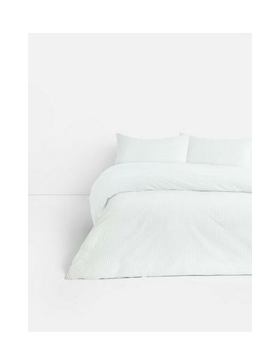 Parure de lit double à texture gaufrée