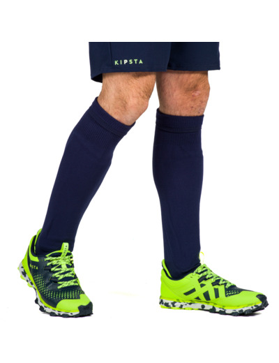 Chaussettes de hockey sur gazon adulte FH500 bleu marine