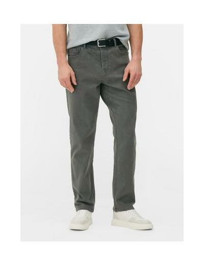 Jean droit à taille mi-haute