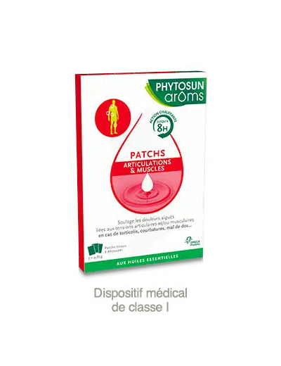 Phytosun Arôms Patchs Articulations Et Muscles Boîte De 3