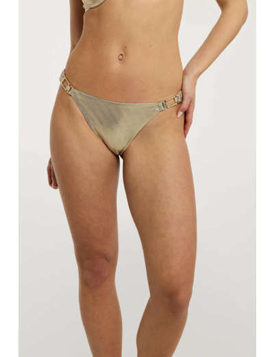 Bas de bikini taille haute avec découpe jambes