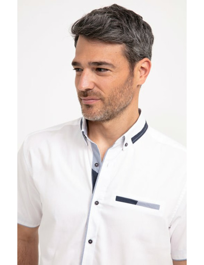 Chemise manches courtes Pique New Studio