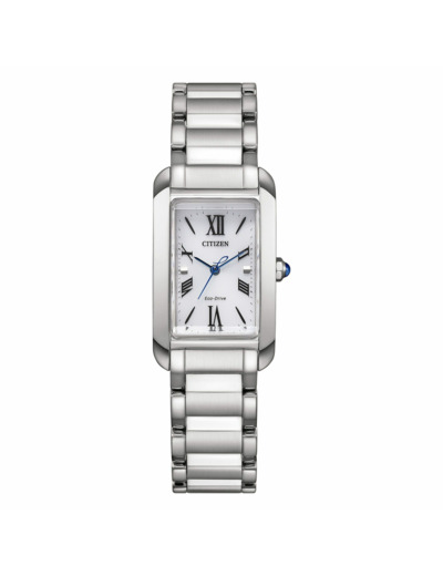 Montre quartz solaire Femme Citizen l Blanc