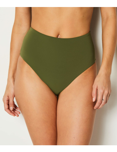 Culotte bikini taille haute bas de maillot
