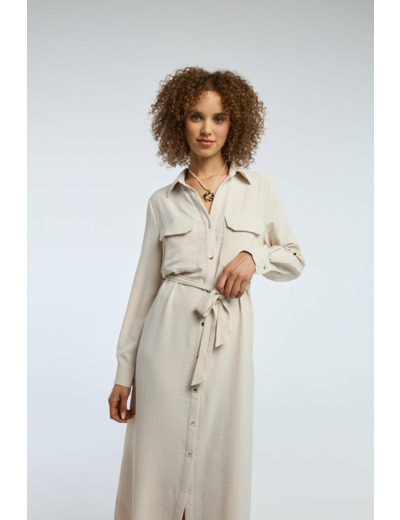 Robe midi chemise