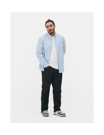 Jean droit adaptatif taille mi-haute