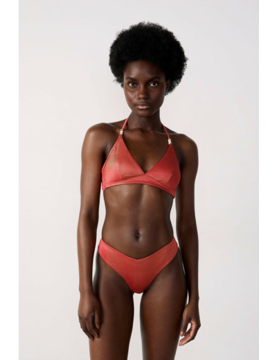 Triangle haut de maillot pailleté