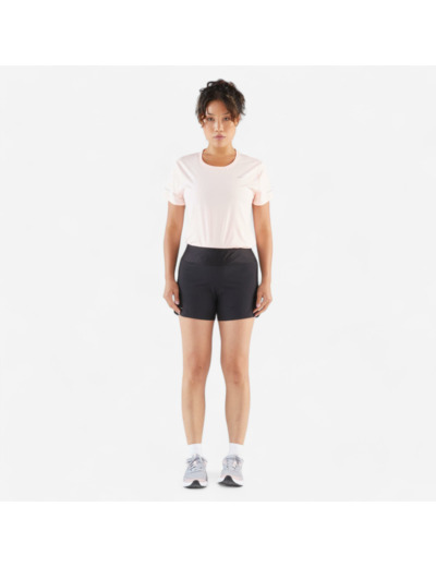 Short running Femme - KIPRUN Run 100 noir