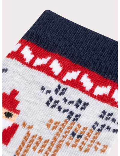 Chaussettes motif noël pour garçon