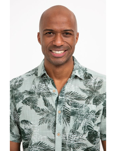 Chemise manches courtes Biggie Palm