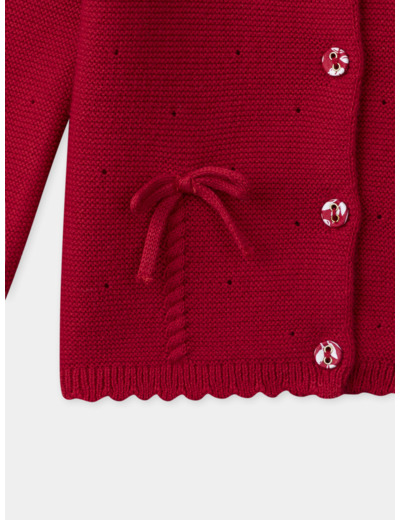 Cardigan noeuds