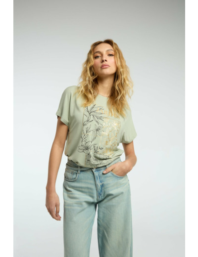 T-shirt avec impression