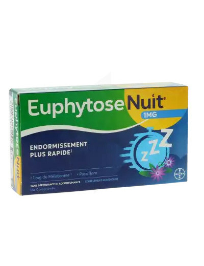 Euphytose Nuit Comprimés Enrobés Boîte De 30