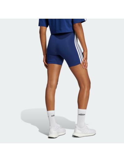 Short cycliste de fitness femme, bleu