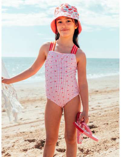 Maillot de bain une pièce réversible imprimé
