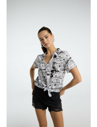 Blouse à nouer