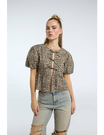 Blouse à manches bouffantes