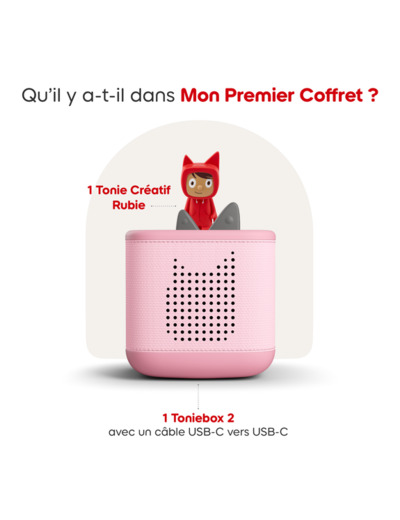 MON PREMIER COFFRET TONIEBOX 2 ROSE FLEUR