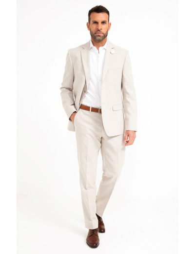 Pantalon de costume coupe confort Sabbia