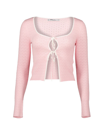 Gilet en pointelle