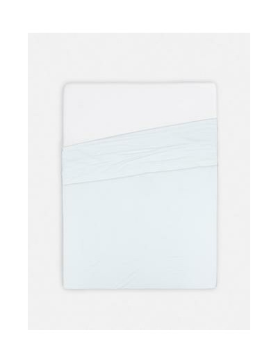 Drap plat double en satin
