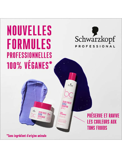 Shampooing pour cheveux colorés BC Color Freeze 1000ml
